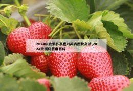 2024年欧洲杯赛程时间表图片高清,2024欧洲杯百度百科