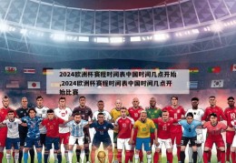 2024欧洲杯赛程时间表中国时间几点开始,2024欧洲杯赛程时间表中国时间几点开始比赛