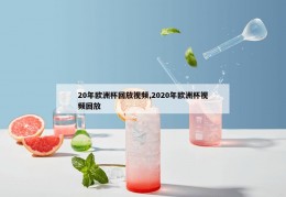 20年欧洲杯回放视频,2020年欧洲杯视频回放