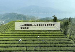 cba录像回放,cba录像回放免费观看完整版高清