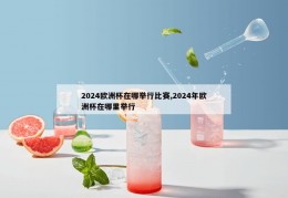 2024欧洲杯在哪举行比赛,2024年欧洲杯在哪里举行